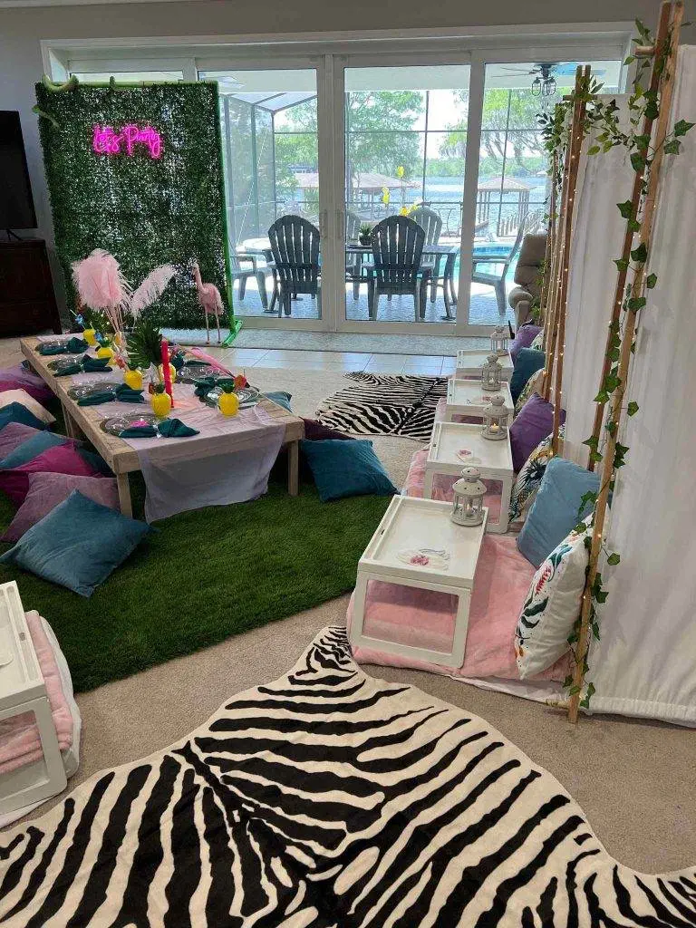 Planning a Tropical Slumber Birthday Party 1 Tropical Slumber Birthday Party