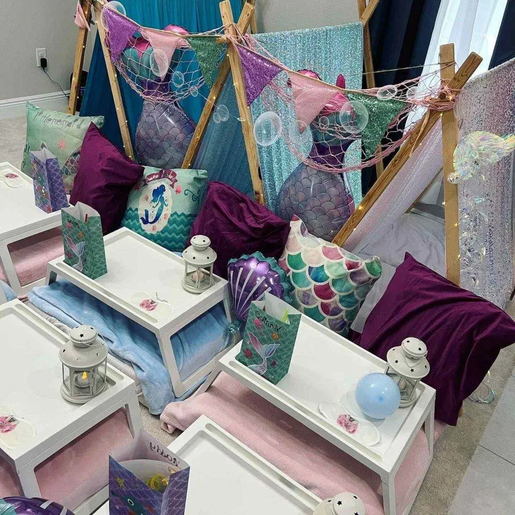 Jump into Summer with a Magical Teepee Mermaid Slumber Party 2 Best add ons