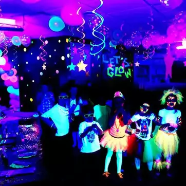 DJ for Kids Neon Glow Party - Glow in the Dark Party